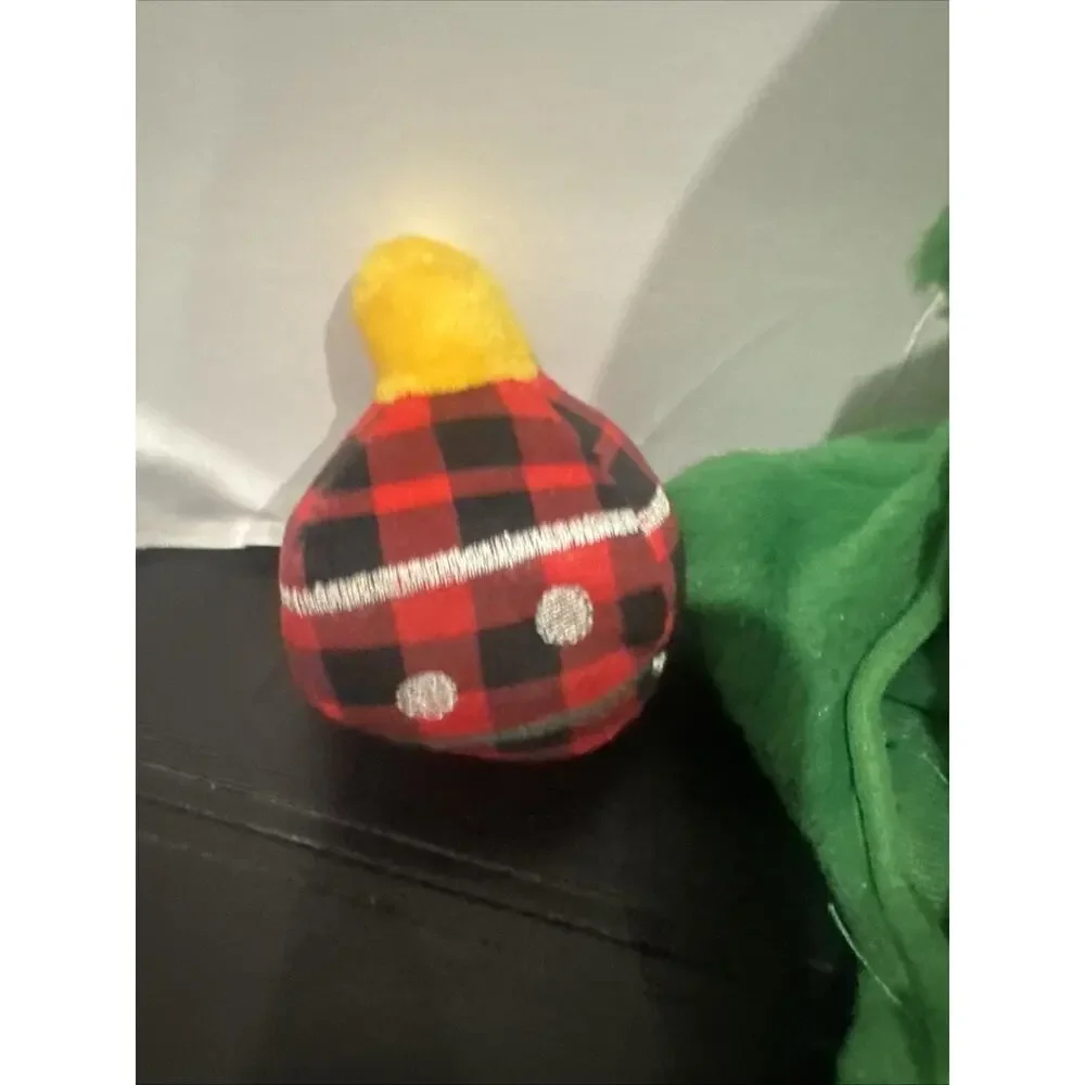 Frisco Small Christmas Dog Cat Cave Bed Santa Plush Holiday Hideaway Pet House
